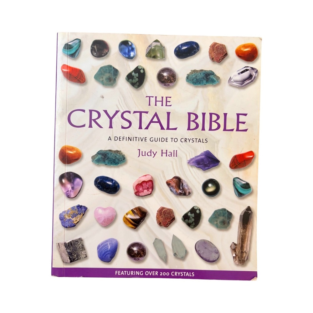 The Crystal Bible Judy Hall Paperback New Age Spiritual Healing Guide Book